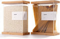 Airtight Bamboo Food Dispenser – Large (Set of 2)