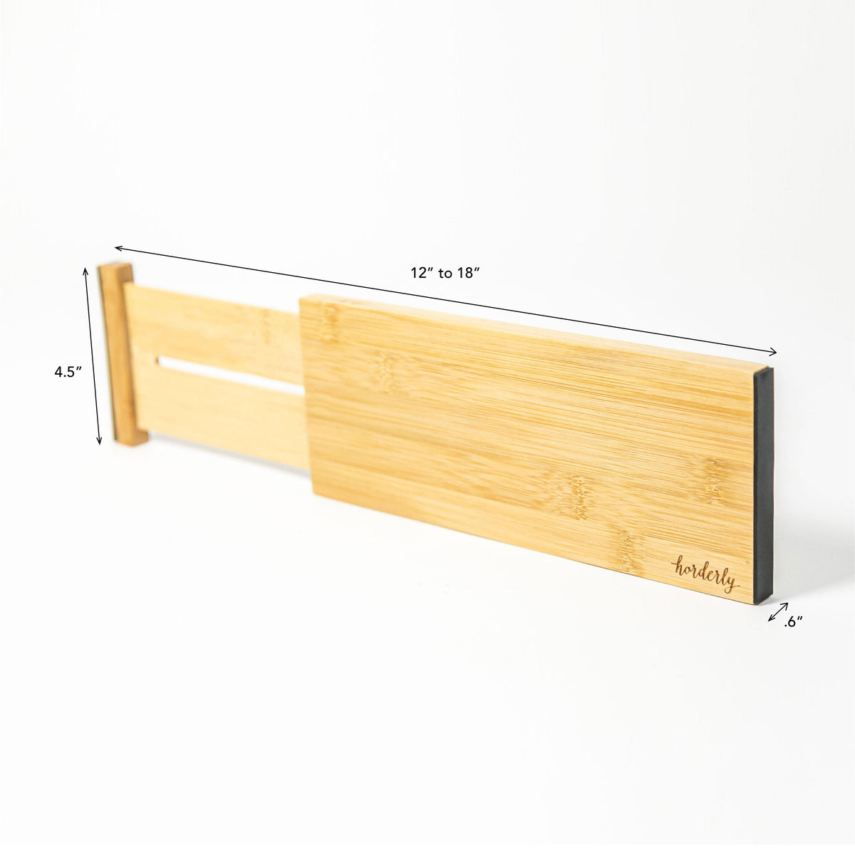 Wooden headboard with dimensions on a white background