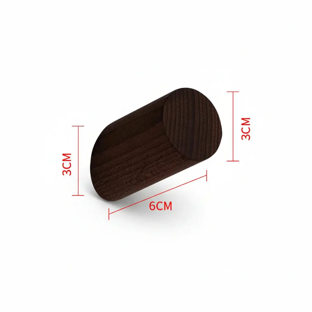 Rustic Wood Wall Hooks – Heavy Duty Coat & Hat Hanger