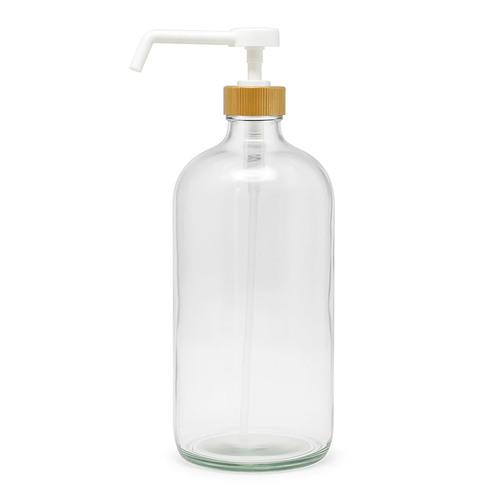 Clear Glass Soap Dispenser – 1L