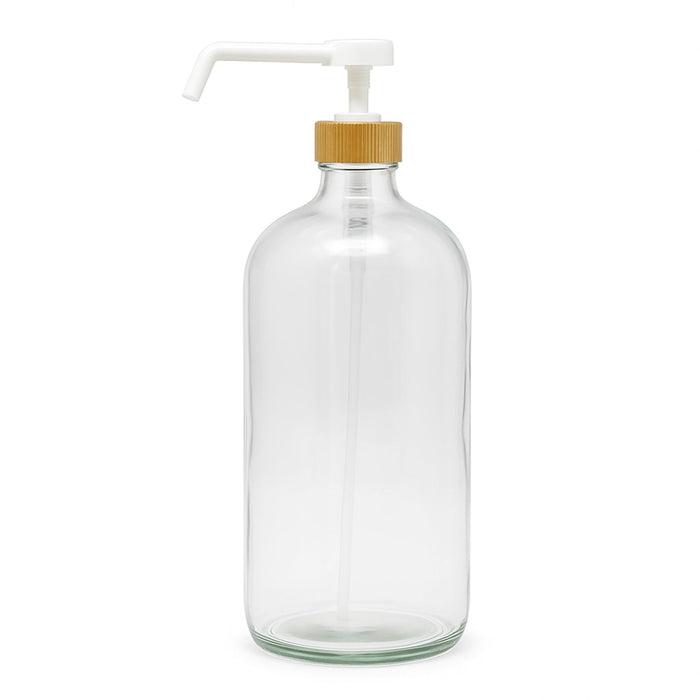 Clear Glass Soap Dispenser – 1L