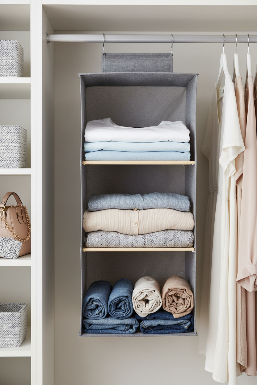 Affordable Hanging Organizer - Clean Closet