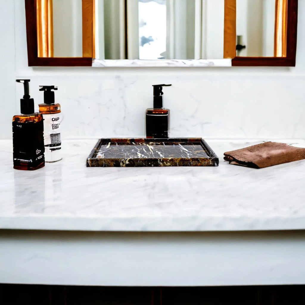 Michelangelo Marble Vanity Tray