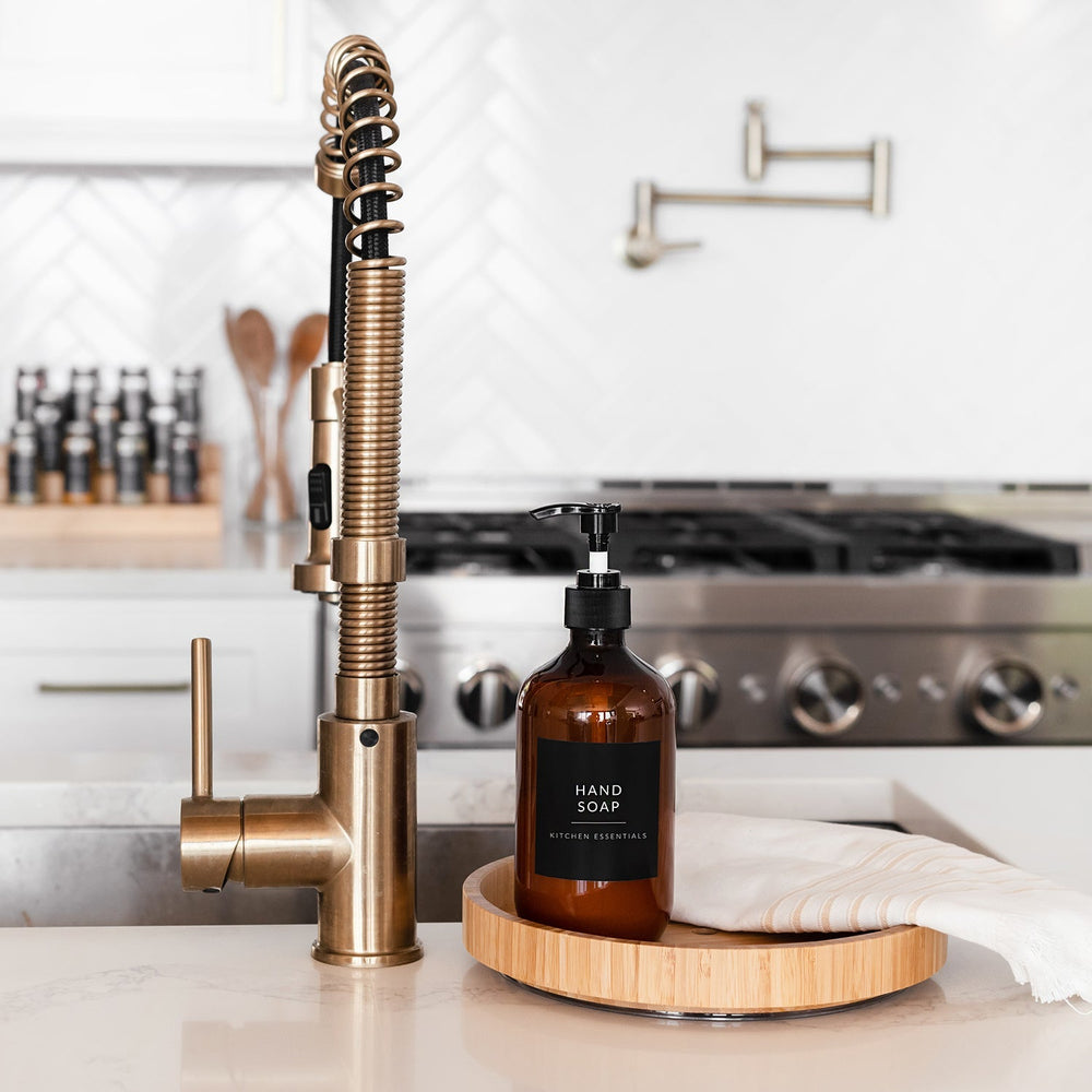 Black Minimalist Home & Laundry Labels