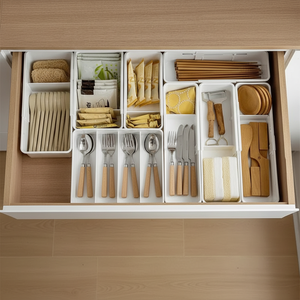Expandable Drawer Organizer – Foldable Divider