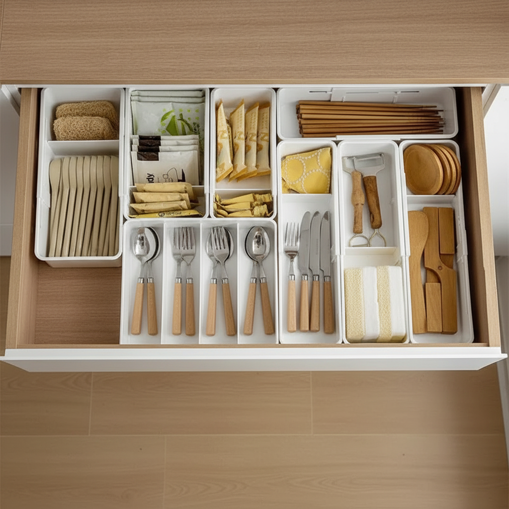 Expandable Drawer Organizer – Foldable Divider