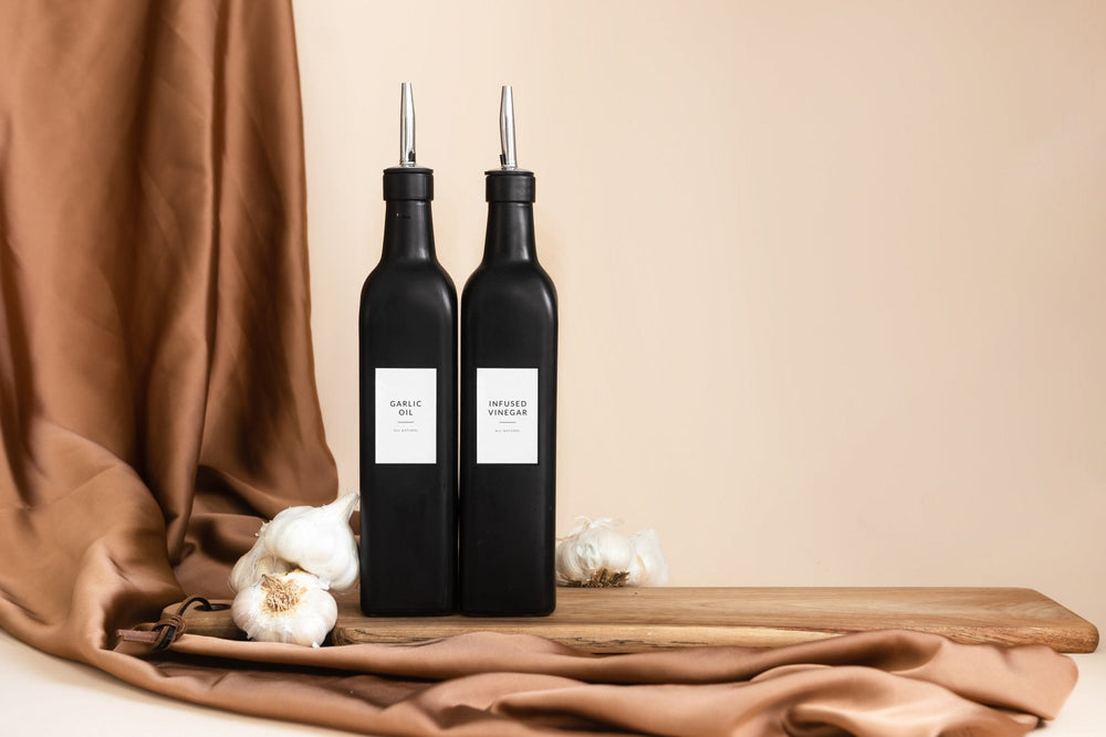 Minimalist Oil & Vinegar Labels – 54 Pack