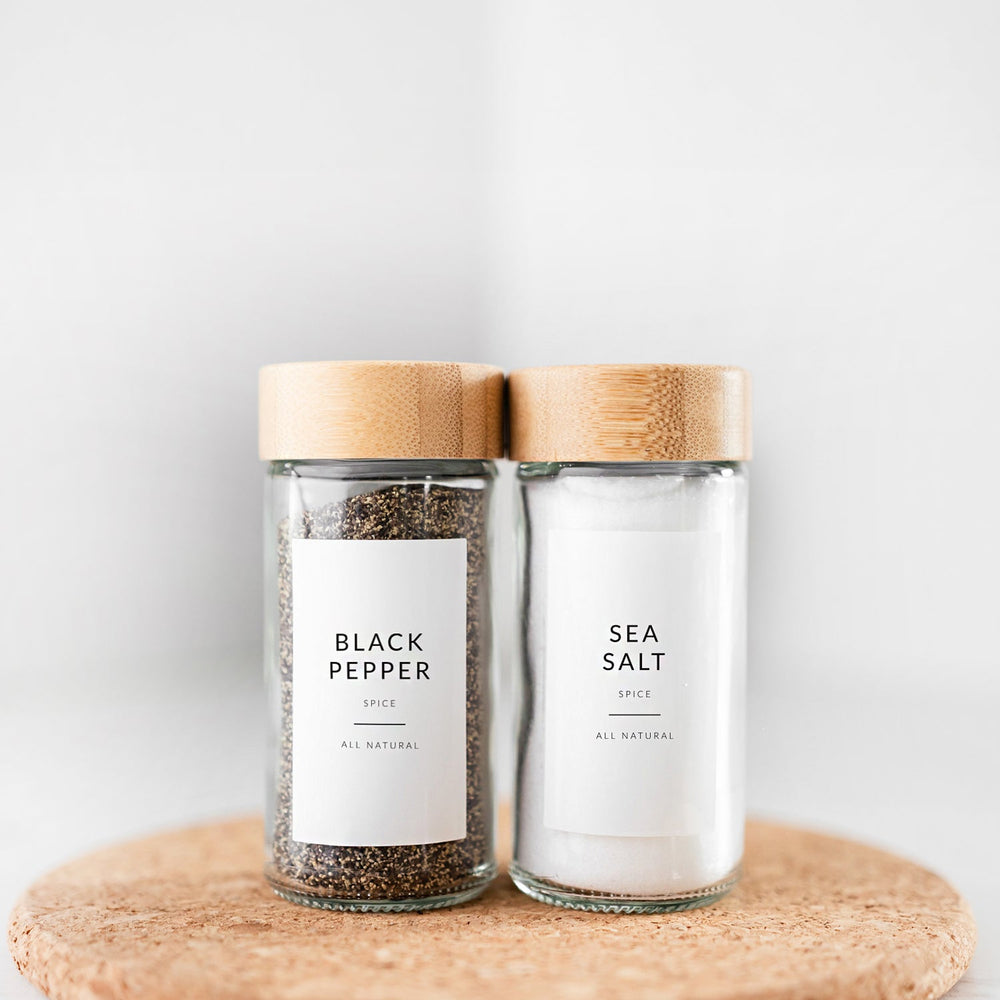 Minimalist Spice Labels – 146 Pack