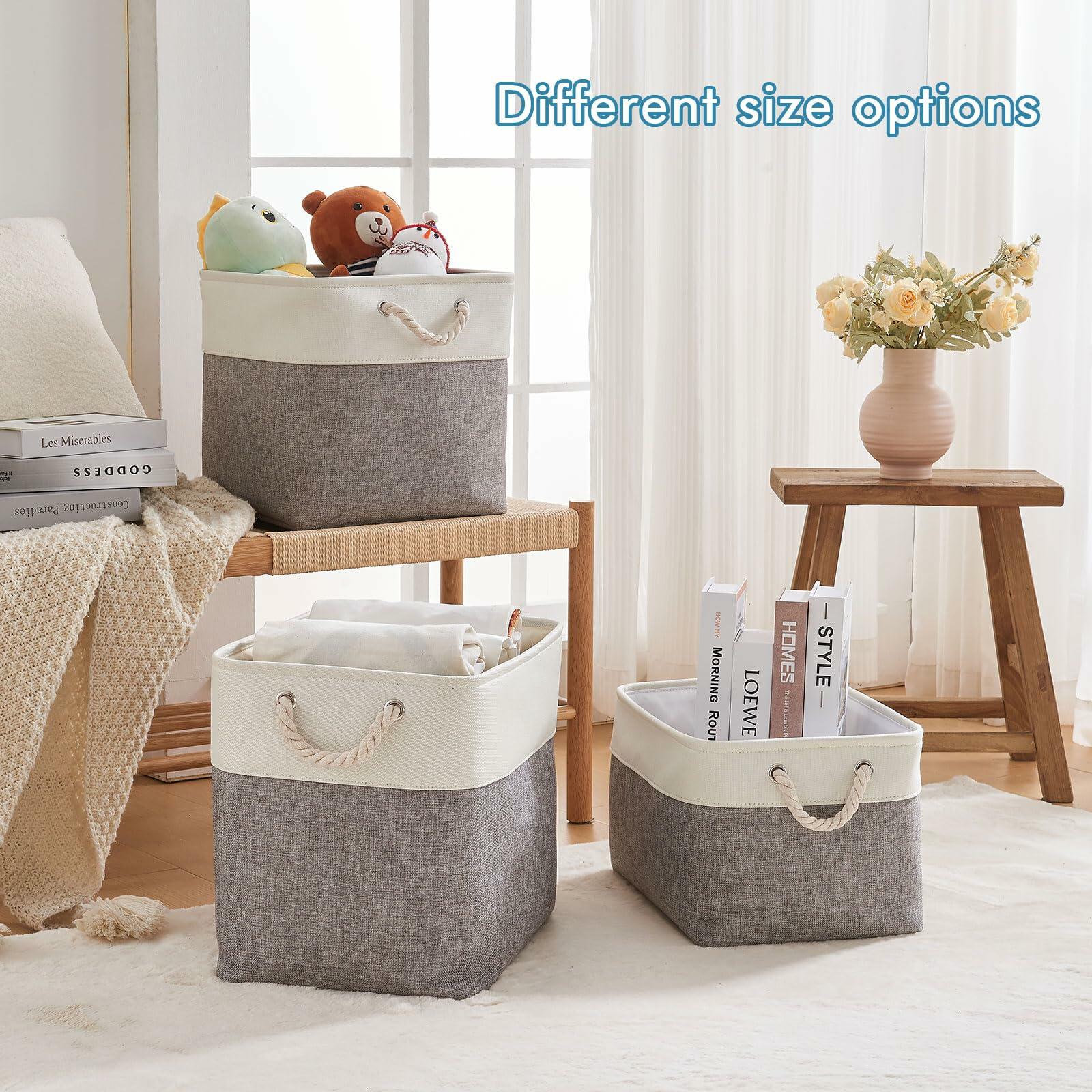 HOdo Home Collapsible Fabric Storage Bins