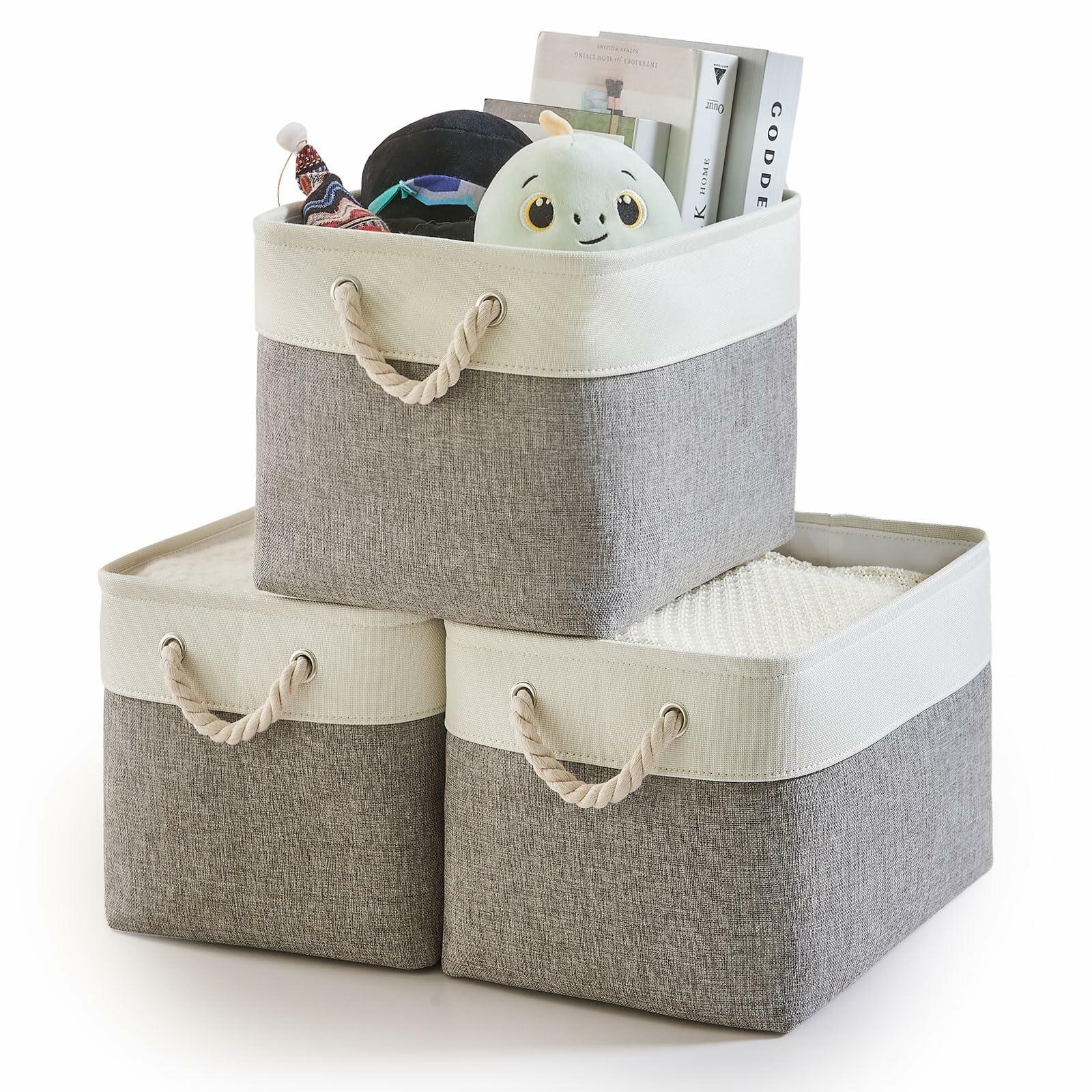 HOdo Home Collapsible Fabric Storage Bins
