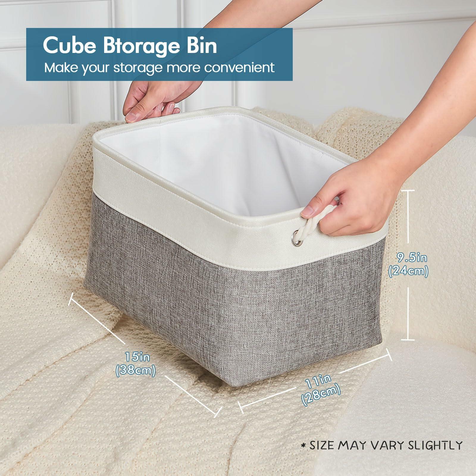 HOdo Home Collapsible Fabric Storage Bins