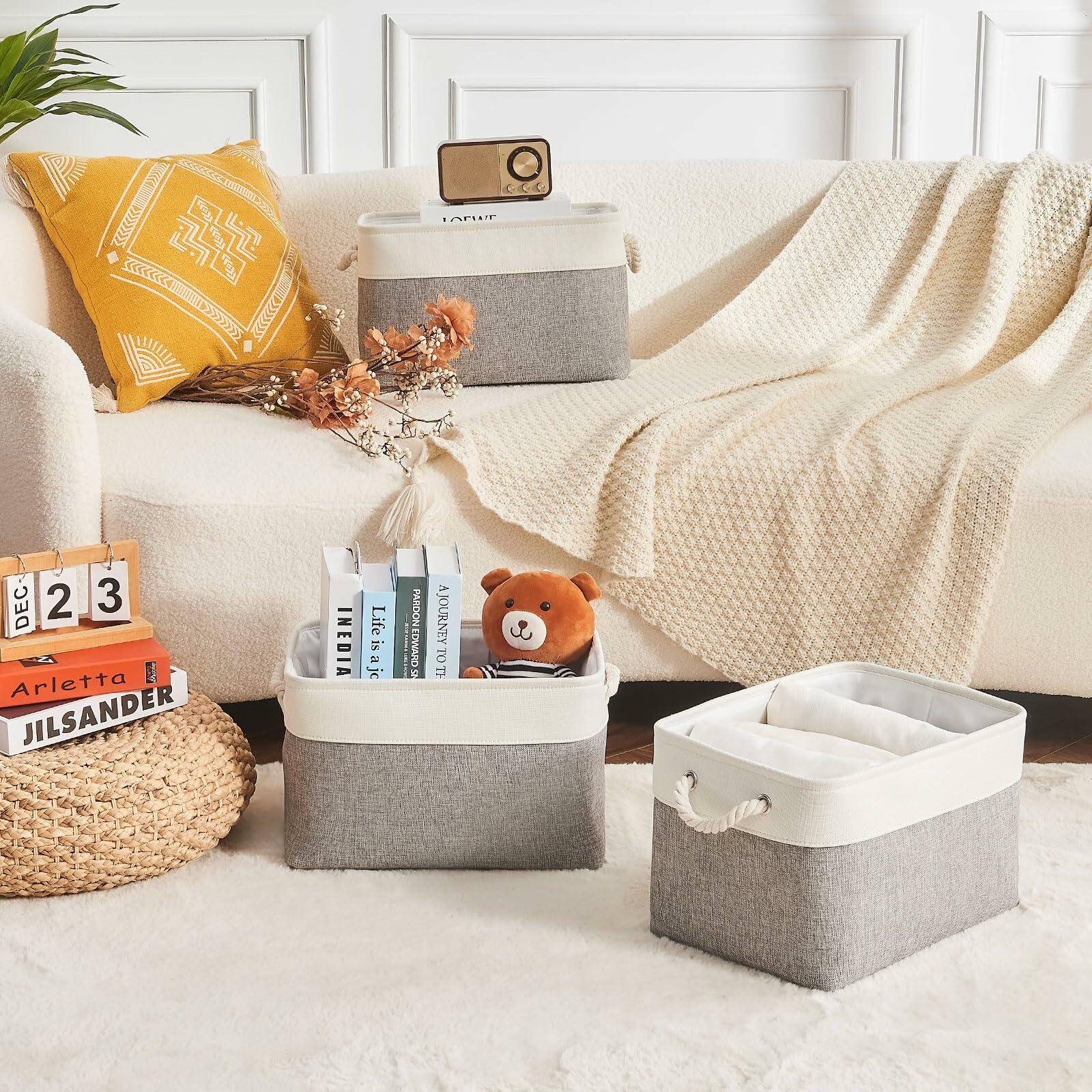 HOdo Home Collapsible Fabric Storage Bins