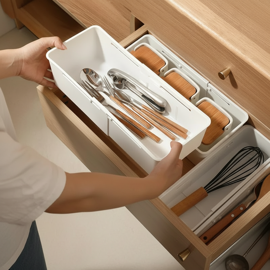 Expandable Drawer Organizer – Foldable Divider